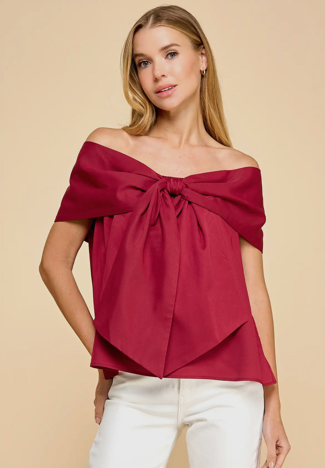 Wrap It In Maroon Top