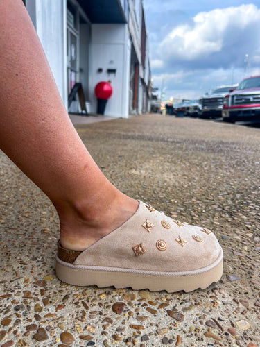 Sunday Nude Slide On Shoes