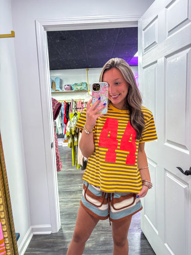 DAYDREAMER 44 Striped Vintage Tee