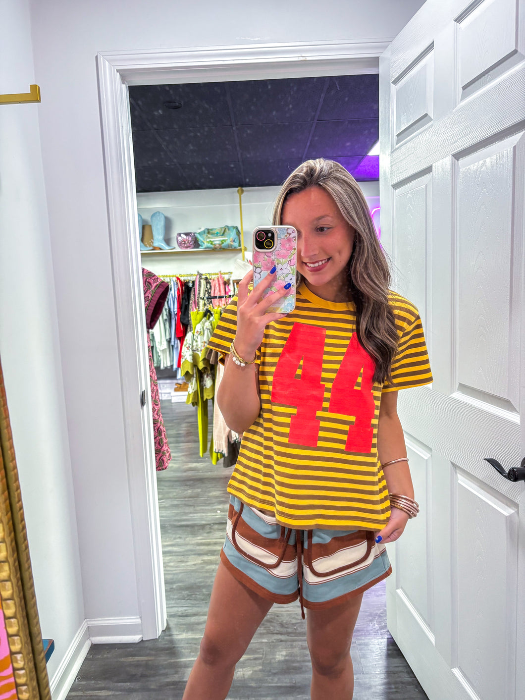 DAYDREAMER 44 Striped Vintage Tee