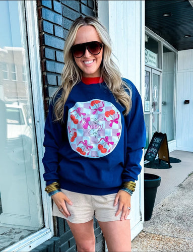 Rusty Cat Blue Sweatshirt