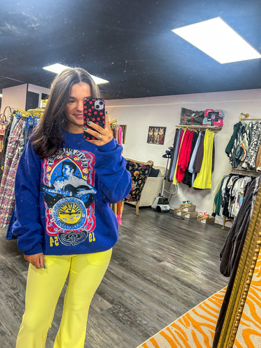 DAYDREAMER Elvis Blue Quartz Sweatshirt