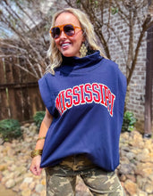 Load image into Gallery viewer, MISSISSIPPI Oversized Mock Neck Top