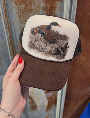 Retro Duck Trucker Hat