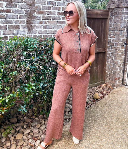 Camel Sweater Set