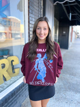 Load image into Gallery viewer, DAYDREAMER Metallica Dark Cherry Sweatshirt