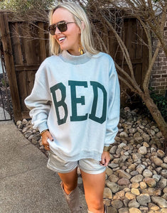 Gym/Bed Reversible Mock Neck Sweatshirt