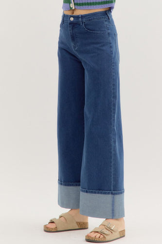 Sicily Denim Cuff Jeans