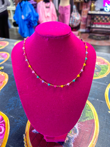 JTO Colorful Hearts Necklace