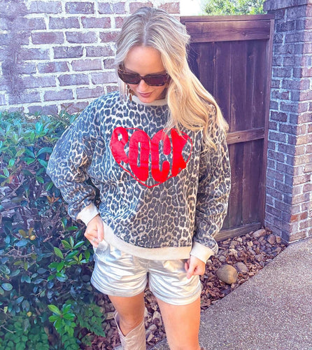 Cheetah Rock Sweatshirt