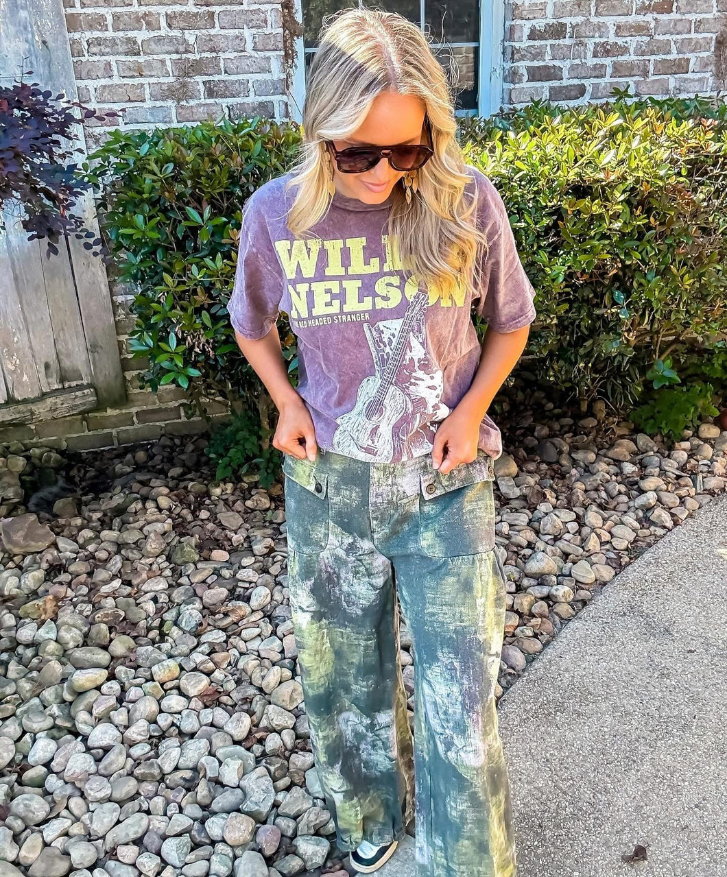 DAYDREAMER Willie Nelson Red Headed Stranger Tee