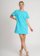 Load image into Gallery viewer, Terri Textured Dress Aqua