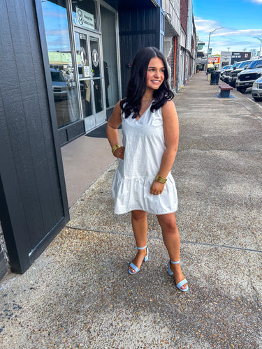 Lillie White Drop Waist Dress