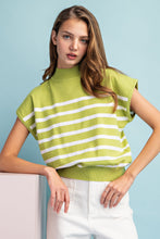 Load image into Gallery viewer, Avocado Striped Top