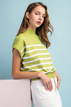 Load image into Gallery viewer, Avocado Striped Top