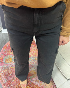 Tallie Cargo Pants Black