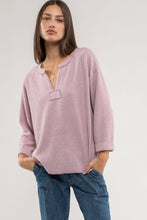 Load image into Gallery viewer, Misha Notch Neck Top Mauve