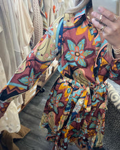 Load image into Gallery viewer, Ziggy Printed Black Top