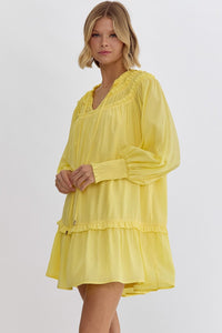 Lemon LS Dress