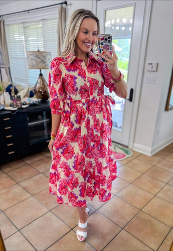 Floral & Bright Dress