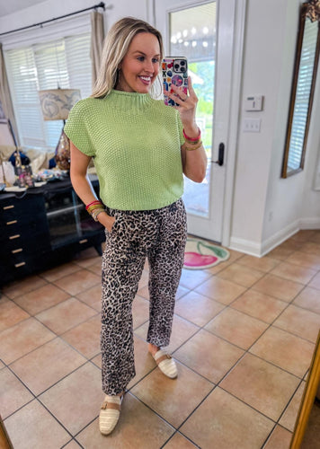 Liza Sleeveless Vest Avocado