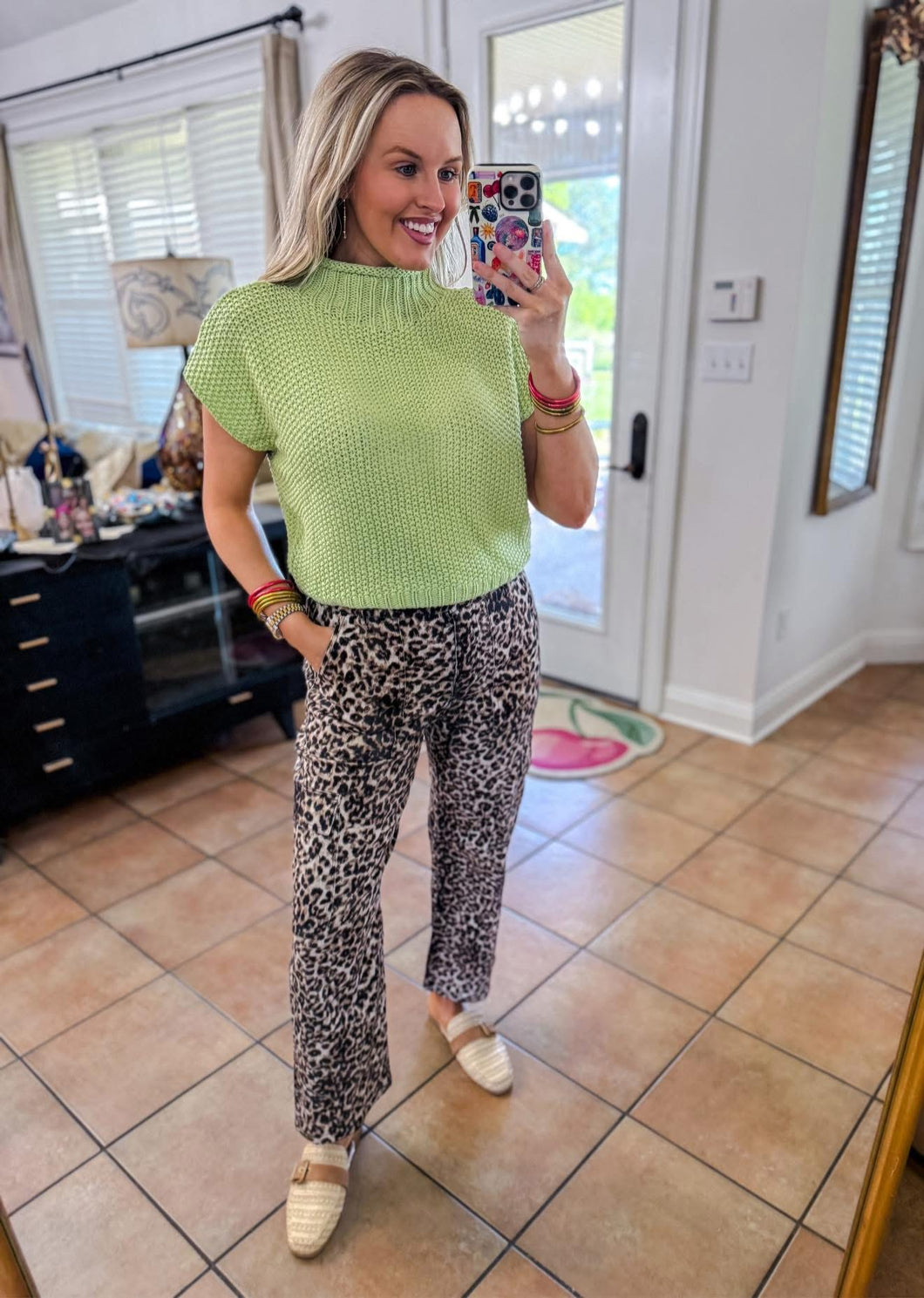 Leopard Cargo Pants