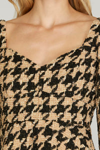 Beverly Houndstooth Dress