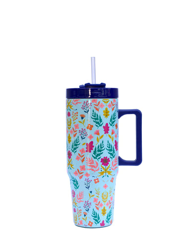 Mary Square 30 Oz. Tumbler Wildflower