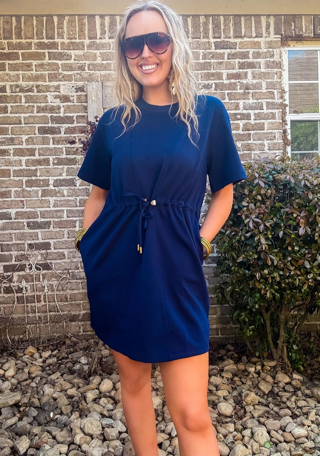 Easy Going Dress Navy