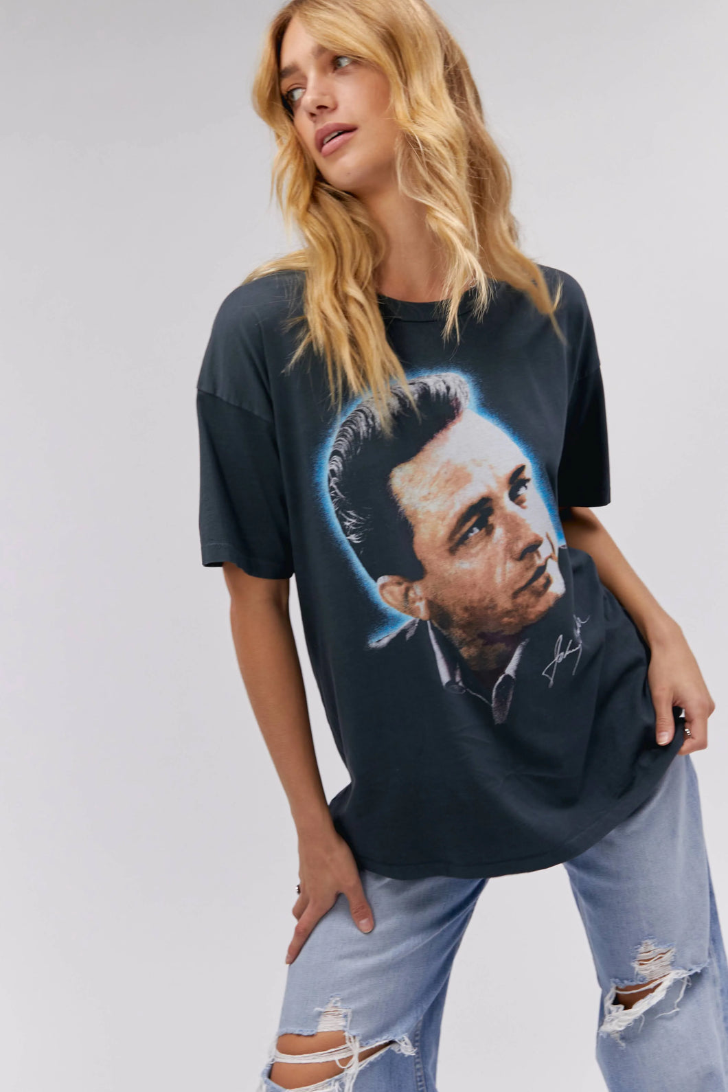 Daydreamer Johnny Cash Portrait Tee