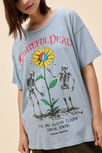 DAYDREAMER Grateful Dead Light Blue Tee