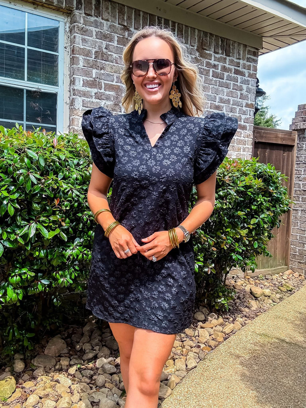 Frilly Black Dress