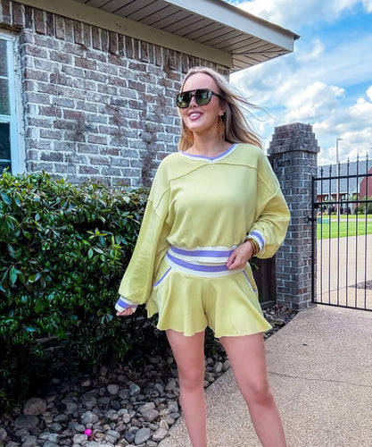 Percy Lime Short Set