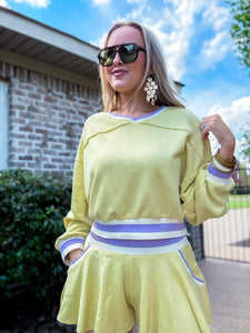 Percy Lime Short Set