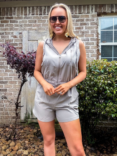 Adventure Romper Taupe