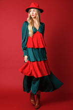 Load image into Gallery viewer, Christmas Fantasy Tiered Dress