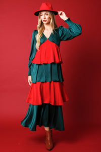 Christmas Fantasy Tiered Dress