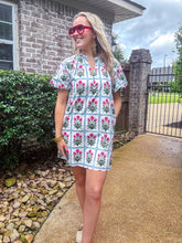 Load image into Gallery viewer, Flowers Blooming Mini Dress
