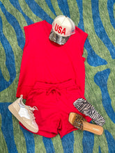 Load image into Gallery viewer, Ready In Red Shorts