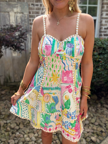 Neon Summer Mini Dress