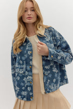 Load image into Gallery viewer, Daisy Denim Corduroy Jacket
