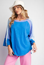 Load image into Gallery viewer, Royalty Blue Washed Top