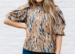 Michelle McDowell Libby Tiger Tail Top