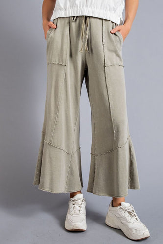 Lex Wide Leg Pants Faded Sage