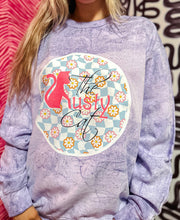 Load image into Gallery viewer, Rusty Cat Logo Sweatshirt Floral