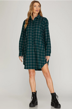 Load image into Gallery viewer, Fall Flannel Dress
