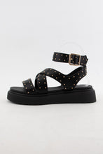 Load image into Gallery viewer, Dainty Stud Chunky Sandal Black
