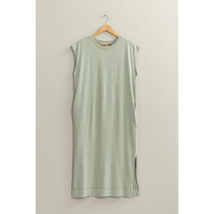Mint Sleeveless Midi Dress