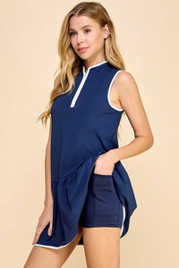 Hit The Court Tennis Dress Navy