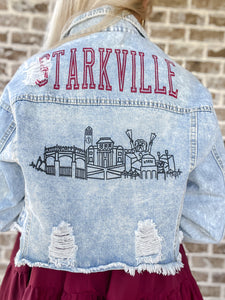 RC Campus Skyline Denim Jacket Starkville